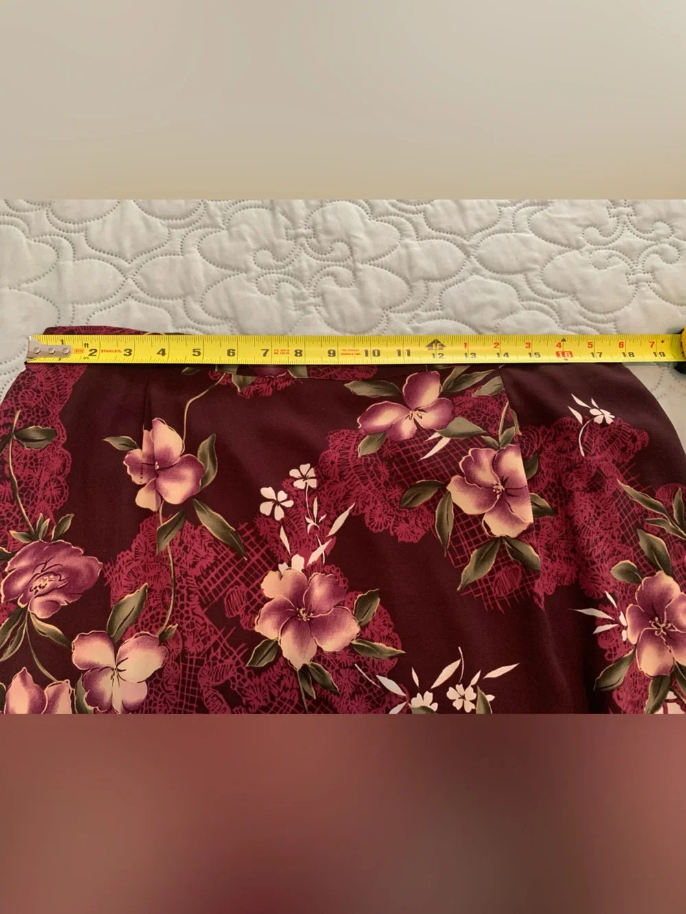 ⁠Vintage Kathie Lee Floral Maxi Skirt Plum Purple Plus Size 22W 90s Whimsygoth
